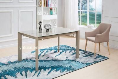 High Quality Extentable Dining Table OEM Glass Dining Room Furniture