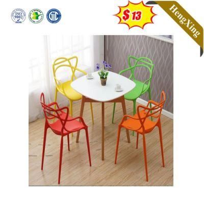 Square French Style 4 Seat Modern Hotel Wood Dining Room Furniture Sets