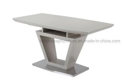 Hot Selling Dining Table Set Modern Dining Room Furniture Tables and Chairs with Extendable Size