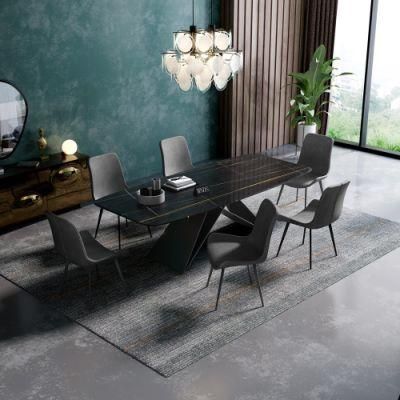 Kitchen Dining Table Hotel Modern Home Leather Chair Restaurant Furniture