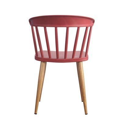 Colorful Dining Chair Furniture Outdoor Garden Plastic Chair for Sale