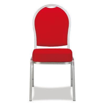 Top Furniture Hotel Aluminum Material Stackable Chairs
