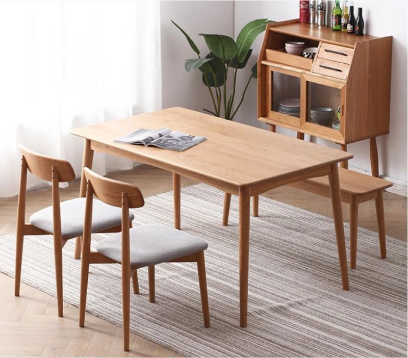 Hotel Home Furniture Modern Dining Chair Outdoor Chair Webbing Party Chair Rubber/Oak Wooden Dinner Chair Kitchen Dining Room Restaurant Dining Chairs