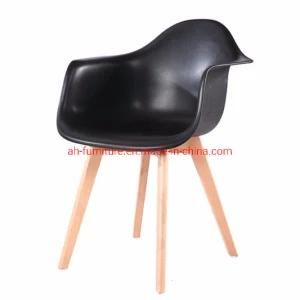 PP Seat Wooden Chair Plastic Chair