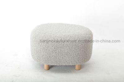 Kids Furniture Wood Pouf Ottoman Leather Ottoman Storage Stool