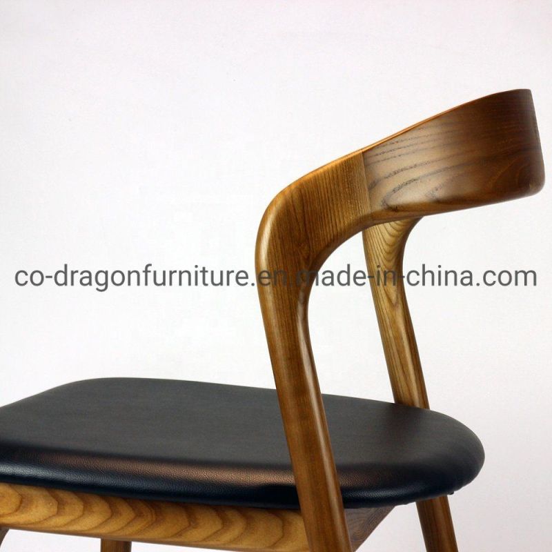 Fashion Wooden Dining Chair with Leather for Wooden Home Furniture