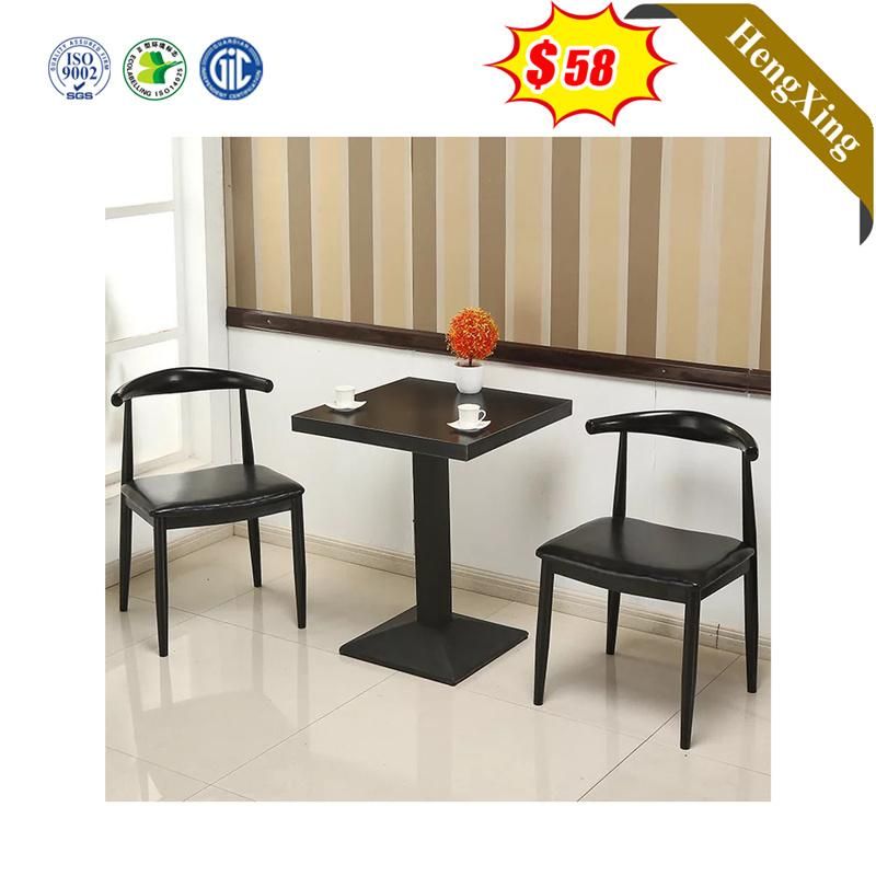 Wholesale Wooden Living Room Furniture Dining Simple Leisure Restaurant Sofa Chair Table Set