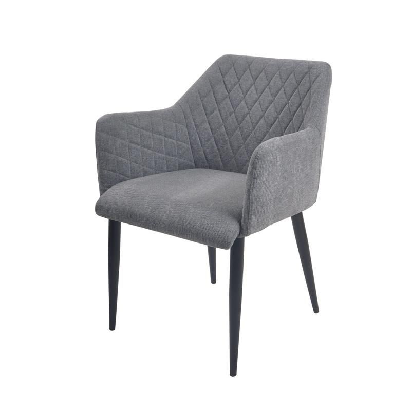New Style Velvet Dining Chair/Modern Indoor Metal Dining Chair with Painted Legs