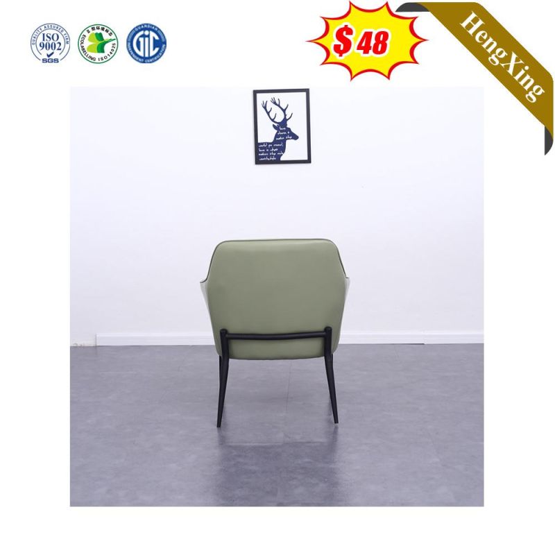 Modern Cheap Furniture Metal Steel Frame Work Visitor Leather Dining Chair