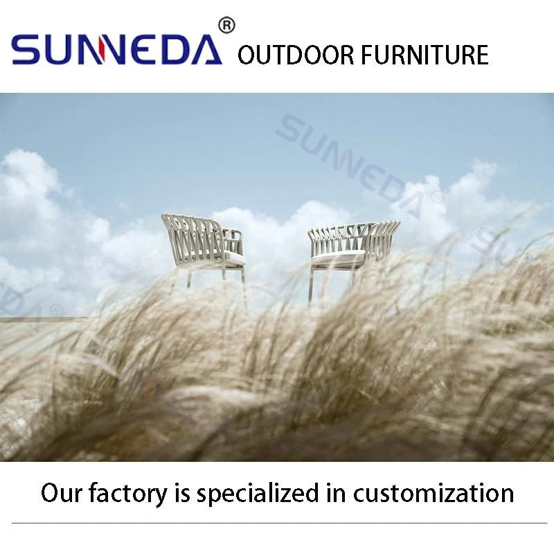 Nordic Style Popular Traditional Weaving Metal Wholesale Outdoor Sofa Set