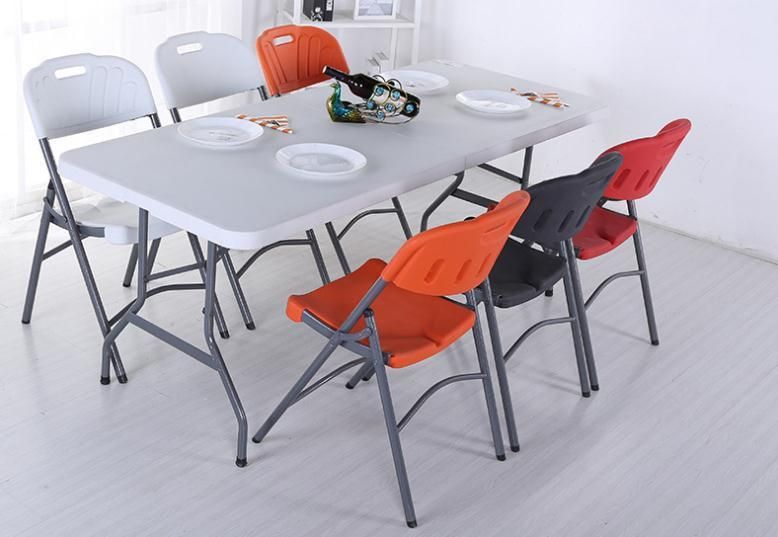 2020 Hot Sold Portable Metalgarden Restaurant Camping Home Dining Folding Table