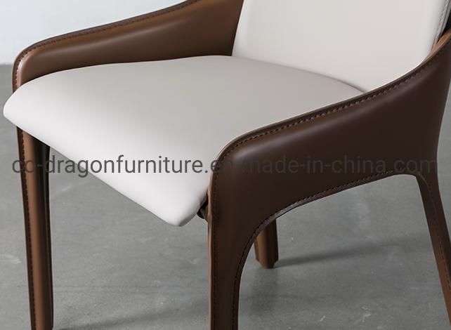 Fashion Steel Dining Chair with PU for Dining Room Furniture