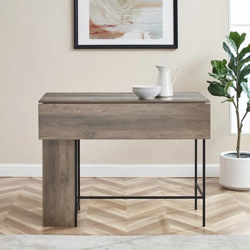 Modern Nordic Home Storage Furniture Space-Saving Folding Kitchen Side Dining Table