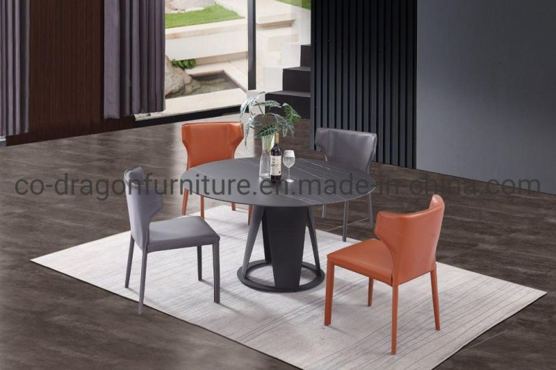 Modern Luxury Furniture 6 Seats Dining Table Sets with Top