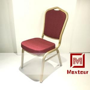 Luxury High Quality Modern Stackable Aluminum Dining Chair for Hotel