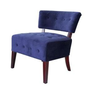 MID Century Modern Solid Wood Legs Velvet Dining Chair