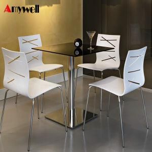 Amywell Fire Resistant Solid Core Phenolic Compact HPL Western Restaurant Table