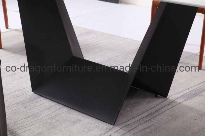 Modern Furniture U Form Legs Dining Table Sets with Top