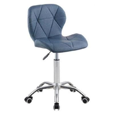 Computer Study Desk Backrest Stool Leather Swivel Chair Accent