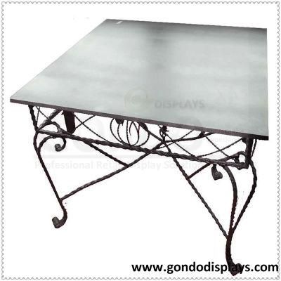 Modern Design Household Square Metal Dining Table