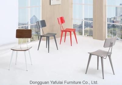 Factory New Design Wood Colorful Dining Chair Furniture