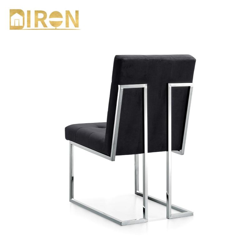 Cheap Wholesale Stainless Steel Small Home Hotel Dining Chair