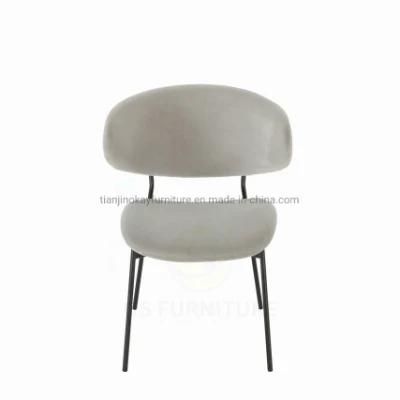 Wholesale Retro Accent Living Room Coffee Upholstered Chairaccent Living Room Coffee Hotel Tub PU Leather Dining Chair