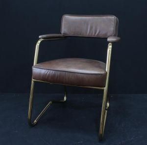 Hotel Furniture Dining Chair Gold Stainless Steel Chair