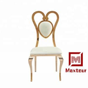 New Product Hotel Furniture Wedding White Gold Chairs From China Supplier
