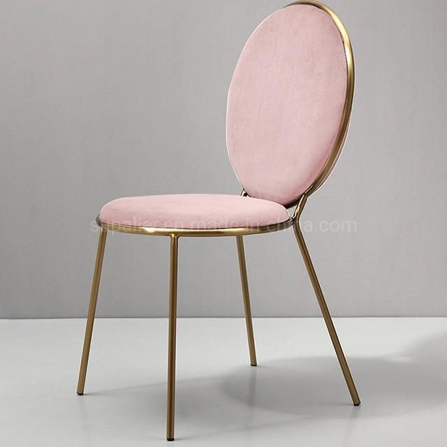 Germany Morden Home Dining Room Velvet Upholstered Restaurant Coffee Chairs