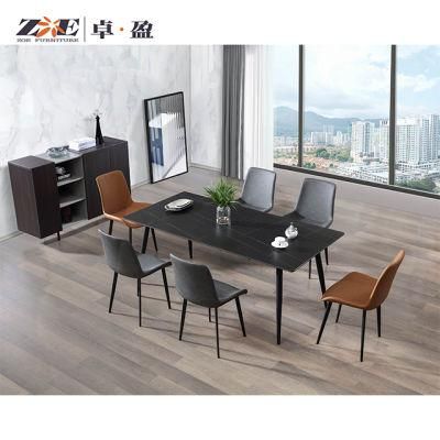 Modern Wholesale Home Furniture Sintered Stone Dining Table Set