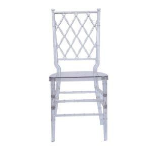 Wholesale Popular Wedding Transparent Acrylic Wedding Tiffany Chiavari Chair