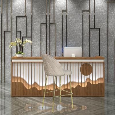 Modern Industrial Bar with Plush Plush Bar Chairs