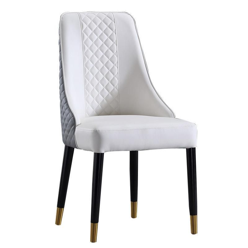 Modern Nordic Style Furniture Optional Colors Leather Dining Chairs