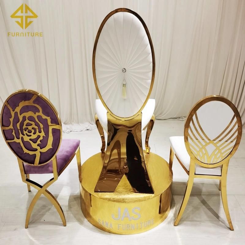 Stainless Steel Chair Gold Made in China