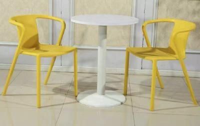 Wholesale Colorful Outdoor Modern Stackable PP Restaurant Cafe Plastic Chairs