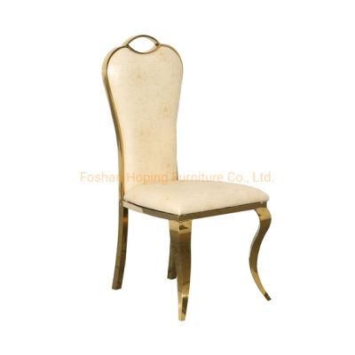 Living Room Gold Stainless Steel Chairs Unique High Quality Modern Restaurant Chair
