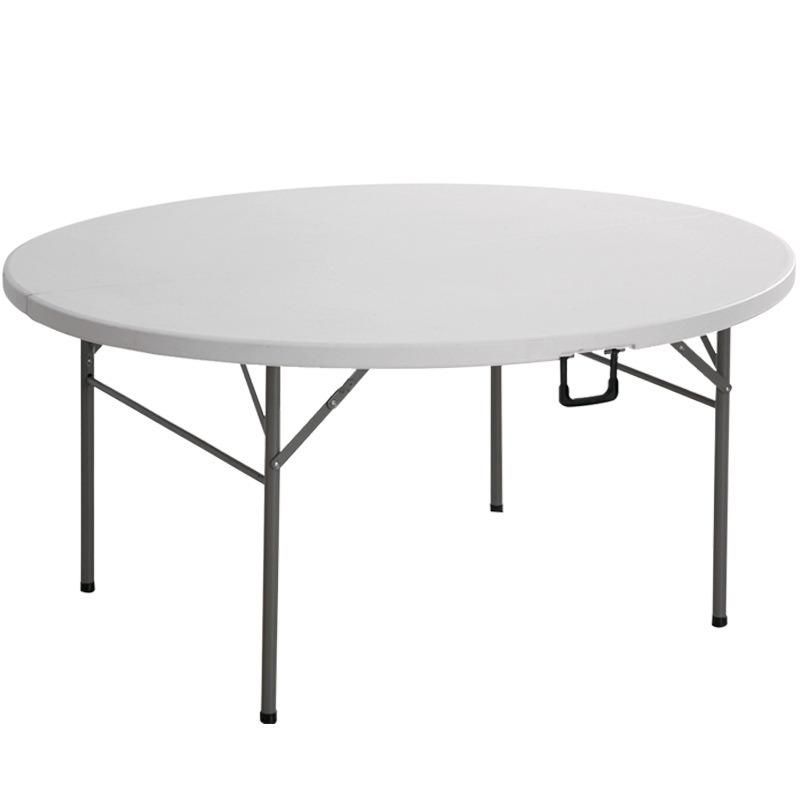 High Qualityhome Furniture Restaurant Round Dining Folding Table Wholesale