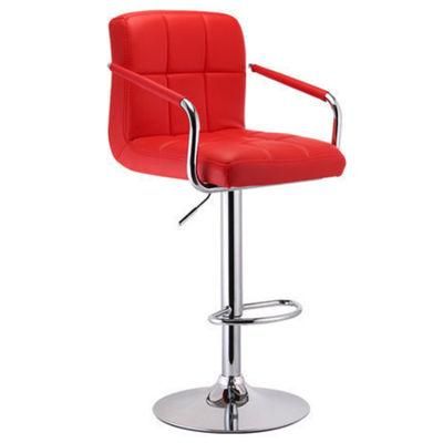 Wholesale Red Bar Chair Upscale Leather Backrest Armchair