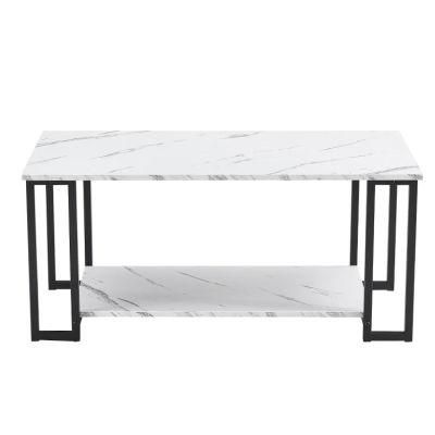 Best Price Modern New Desigjn Metal Frame Rectangular Extensible Dining Table