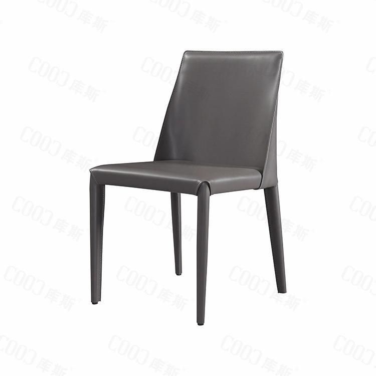 Modern Black Chair and Dining Table Sets Black Feet Rectangular White Marble Dining Table Set
