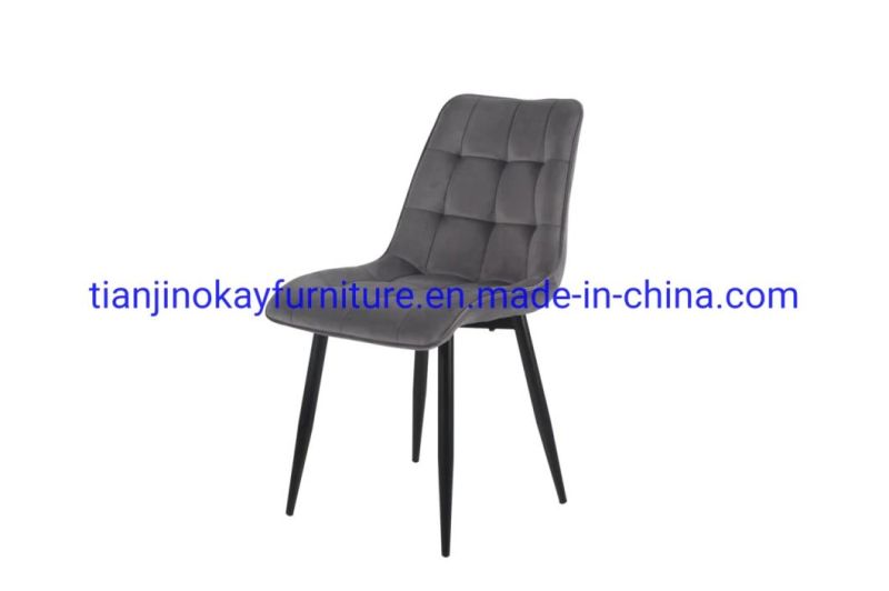 Hot Sale Dining Room Furniture Different Colors Optional Nordic Cheap Dining Chairs Velvet Wholesale
