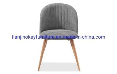 Dining Chair with Chrome Metal Tube Legs Furniture Dining Chair Classic Dining Chair