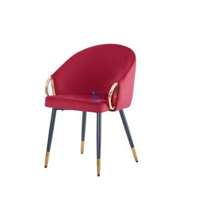 Hot Sale Free Sample Professional Factory Luxury Nordic Custom Luxury Velvet Dining Chair Modern