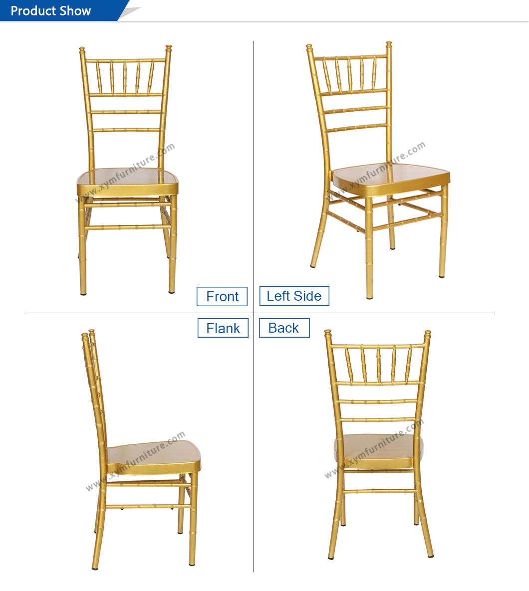 Modern Style Stackable Aluminum Chiavari Chairs for Sale