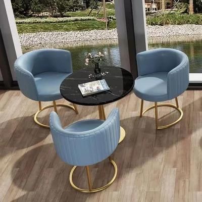 Modern Home Restaurant Gold Stacking Luxury Leather Dining Chair