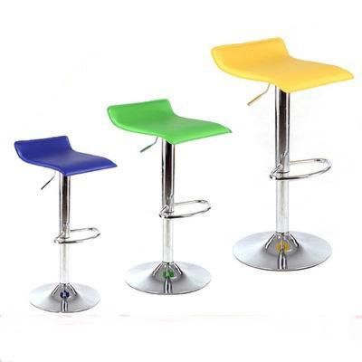 Simple Design Creative Cushion Adjustable High Stools Bar Chairs Metal