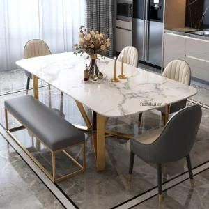 Dining Room Furniture of Stainless Steel Dining Table