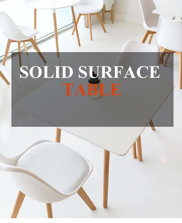 Corian Solid Surface Tables Acrylic Round Table Top Dining Room Table
