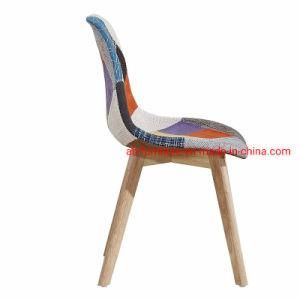Modern Patchwork Fabric Dining Chair